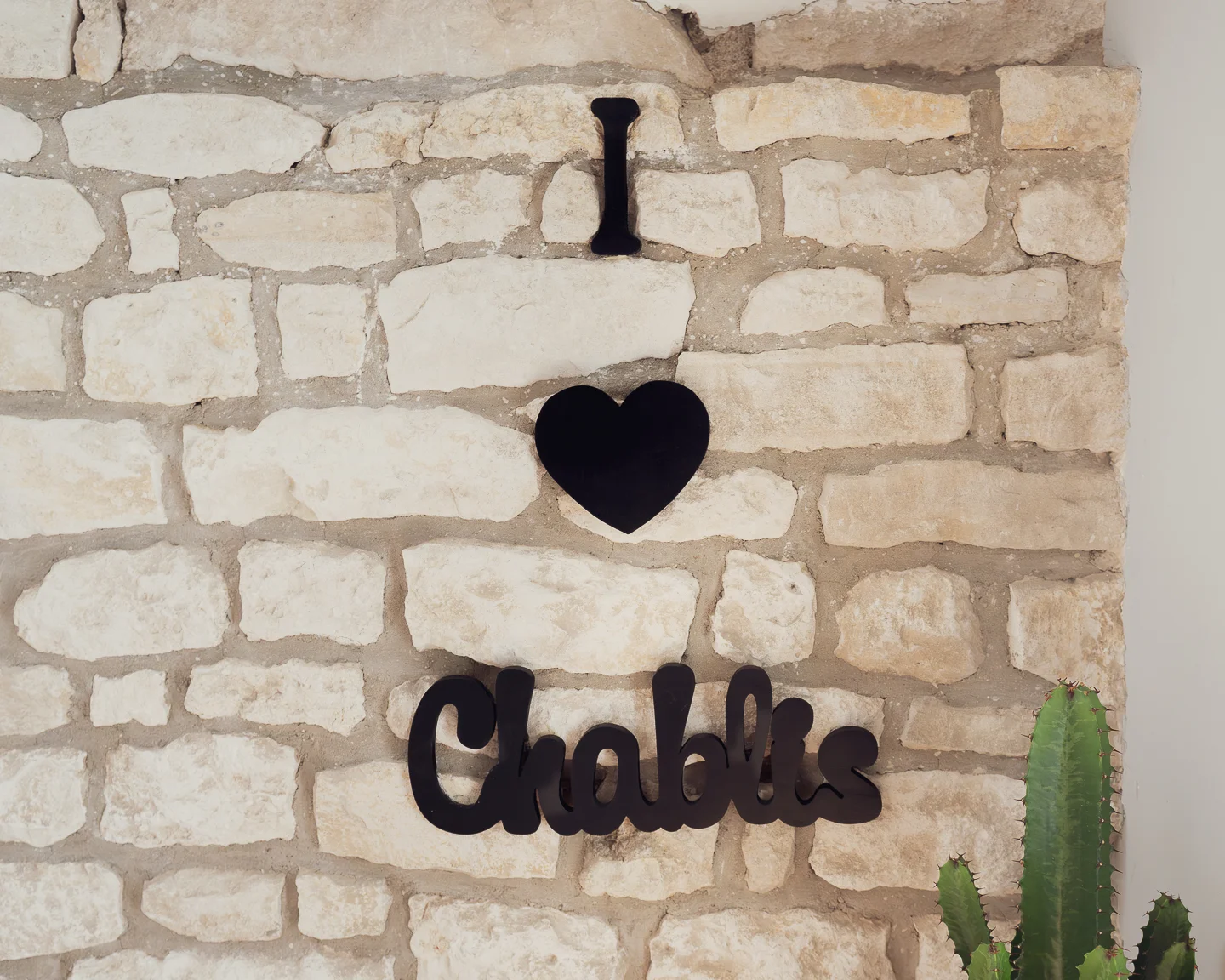 Chablis village, steps from the house